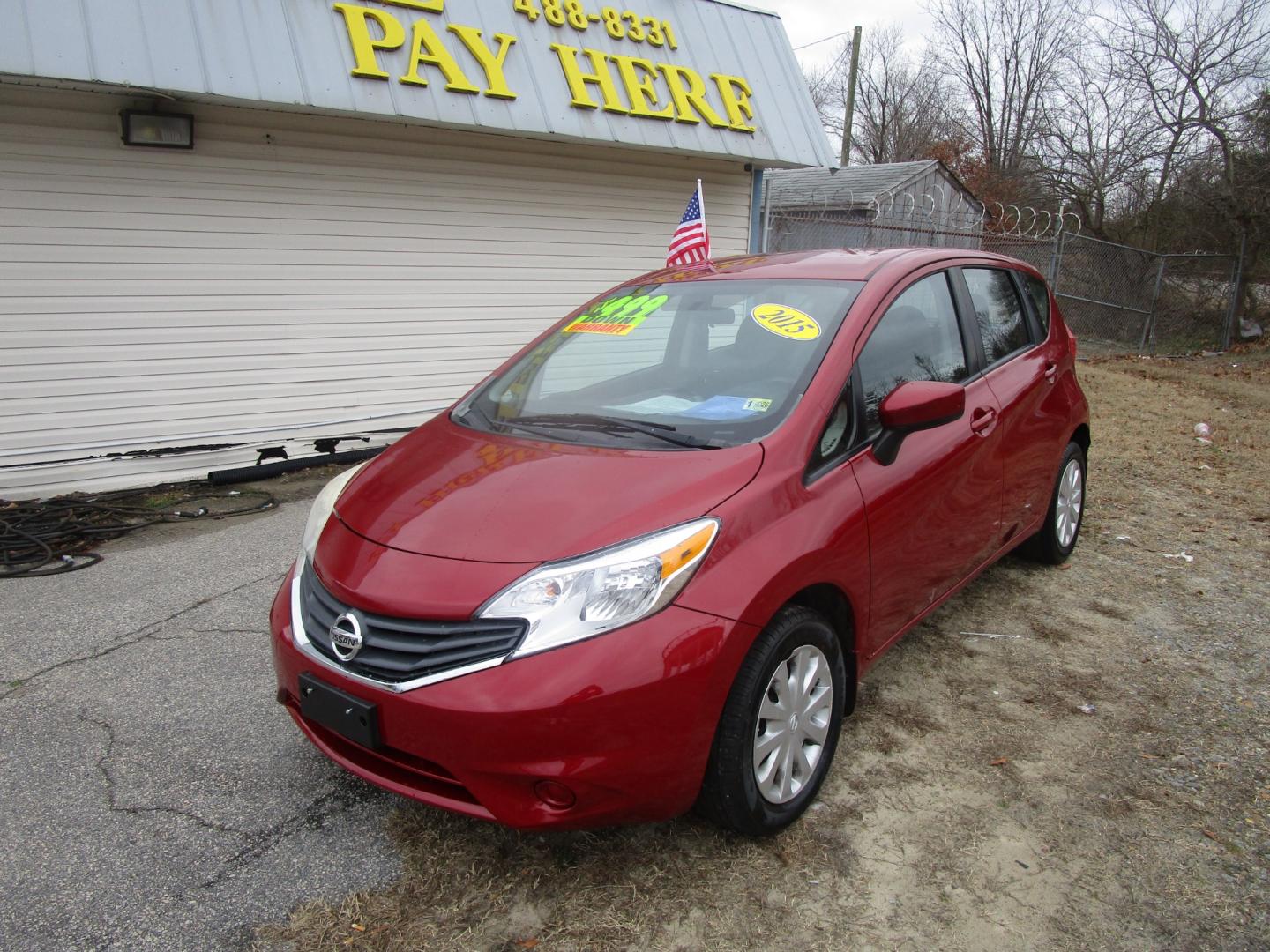 2015 Red Nissan Versa Note (3N1CE2CPXFL) , located at 2553 Airline Blvd, Portsmouth, VA, 23701, (757) 488-8331, 36.813889, -76.357597 - Photo#1